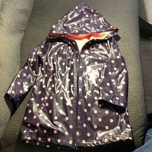 DKNY pink & purple size 4t rain coat.